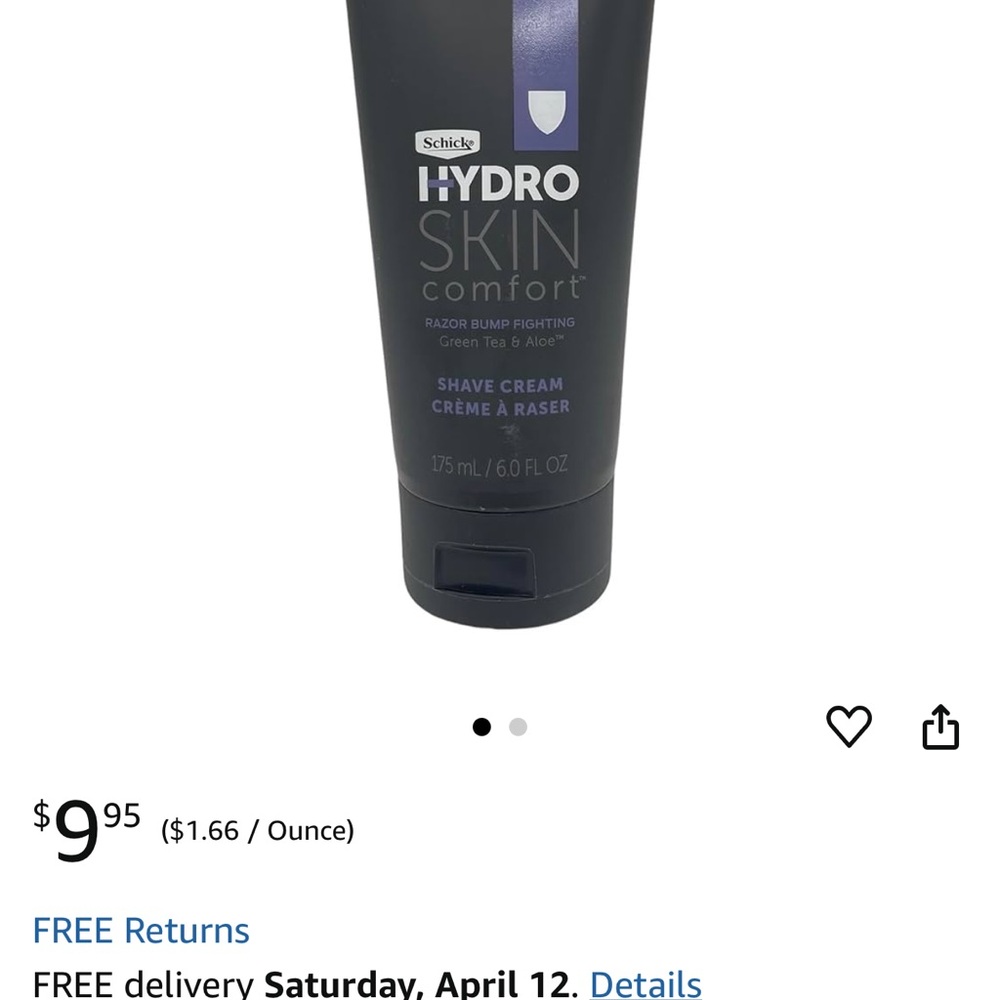Schick Hydro Skin Comfort Shave Cream